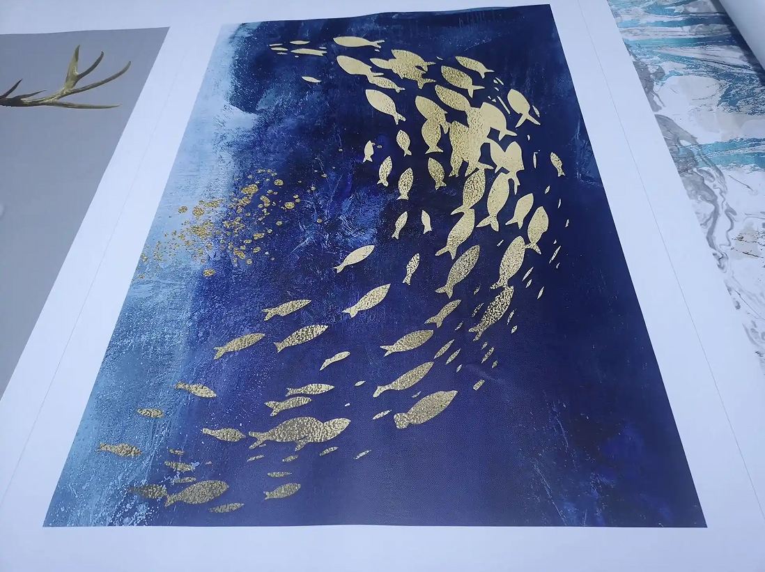 油畫布無框畫彩色直噴