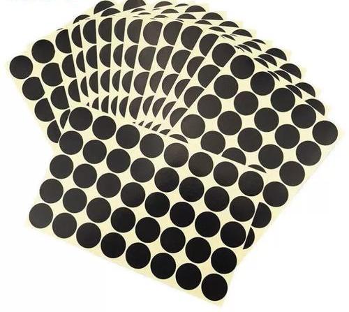 單色圓形造型貼紙