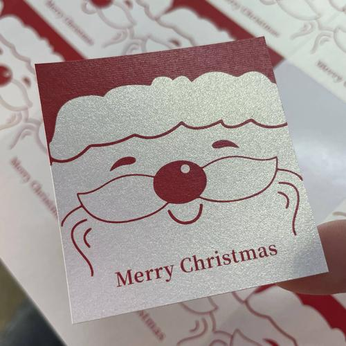 彩色方形造型貼紙